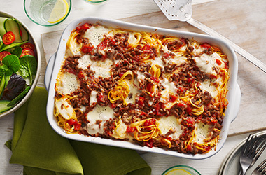 Spaghetti lasagne