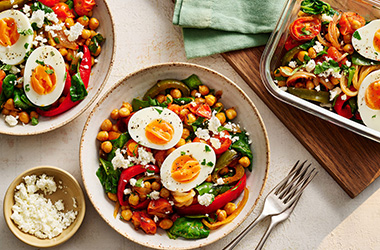 Shakshuka-style batch egg pots