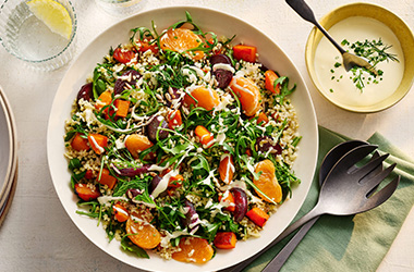 Lucy Parker's squash, beetroot and clementine salad