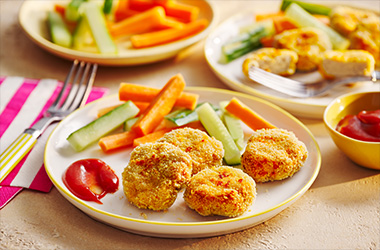 Chicken nuggets with hidden veg