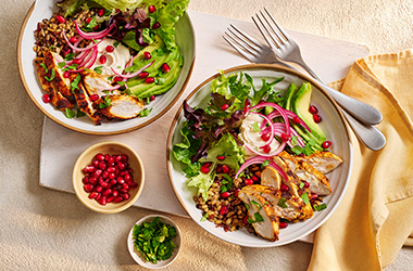 Chicken shawarma buddha bowl