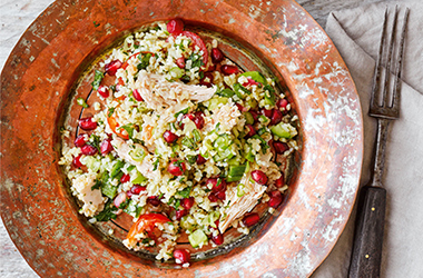 Pomegranate tabbouleh