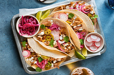 Pulled pork tacos
