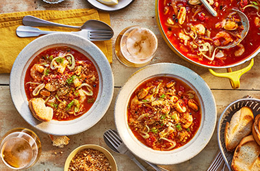 Summer seafood stew