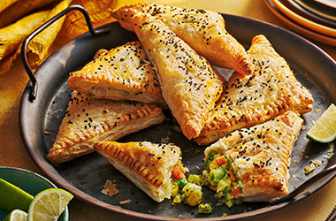 Vegetable samosa puffs