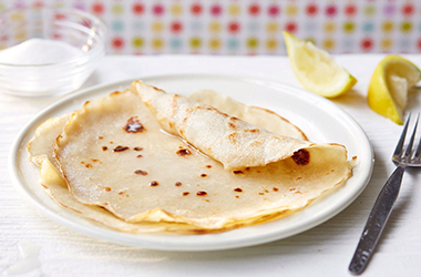 Dairy and egg-free crêpes