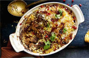 Lamb biryani
