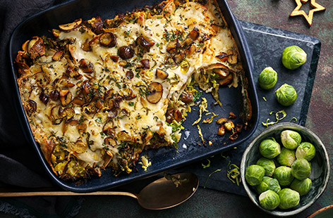 Serve sprouts for supper