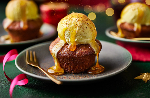 Dessert: Spiced malva pudding