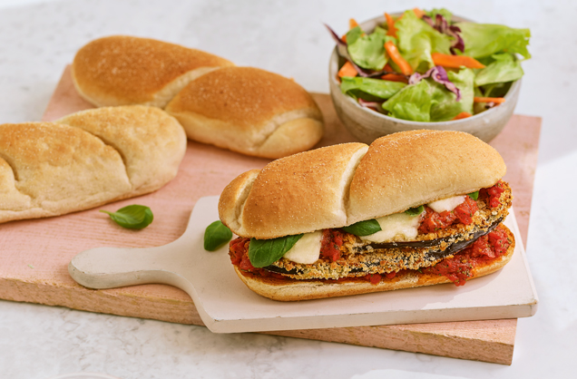 Friday: Aubergine parmigiana subs