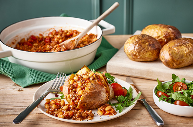 Bean and beef ragu