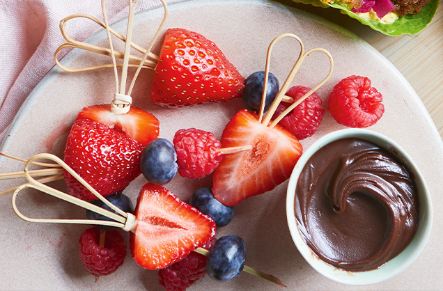 Berry skewers