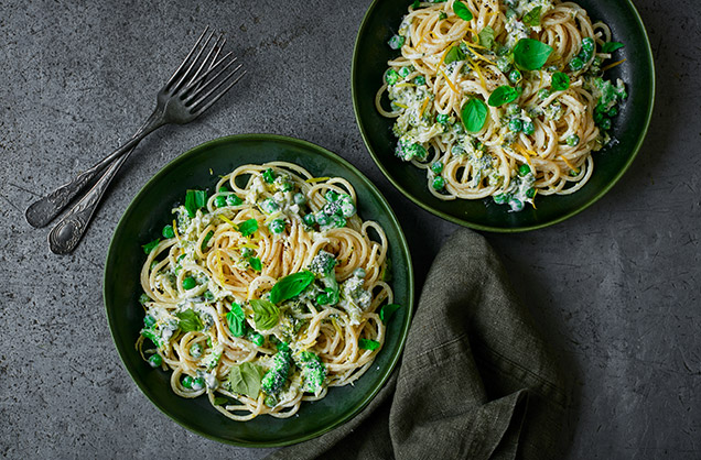 Thursday: Zesty ricotta and broccoli spaghetti