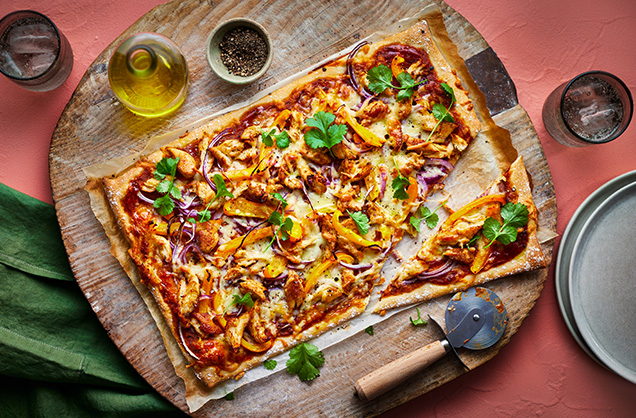 Chicken fajita pizza