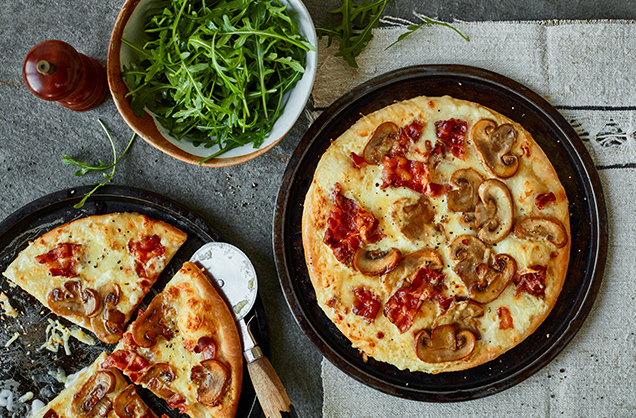 Friday: Carbonara pizza