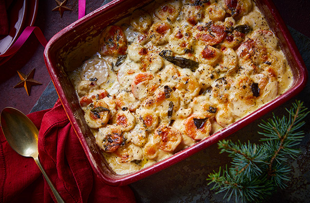 Carrot and parsnip dauphinoise