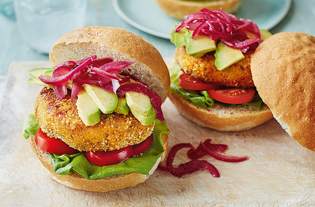Carrot, cumin and peanut butter burgers recipe