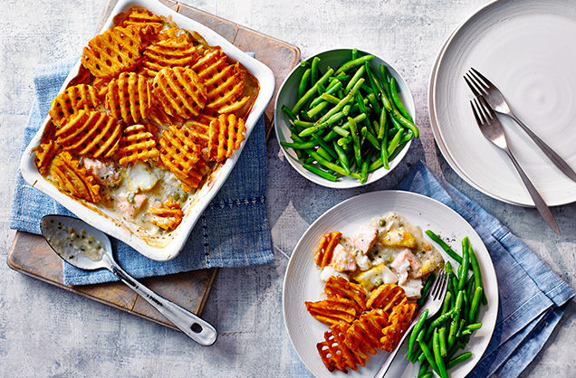 Tuesday: Cheat's fish pie
