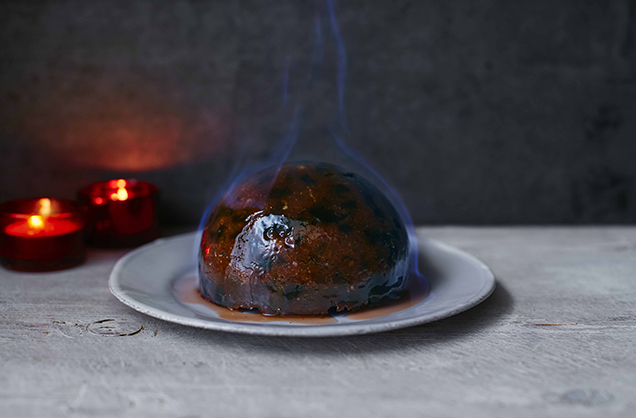 How to light a Christmas pudding