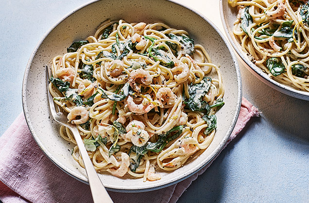 Creamy fish pasta dishes 