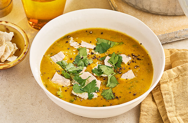 Tuesday: Curried carrot soup