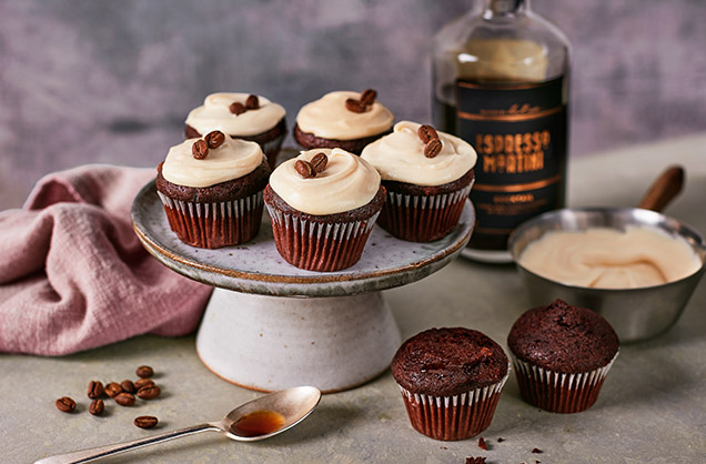 Espresso martini cupcakes