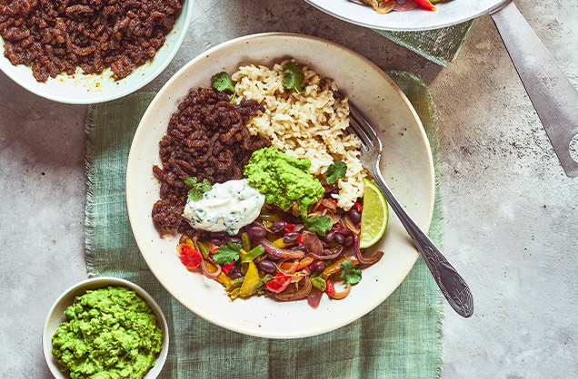 Friday: Fajita rice bowls