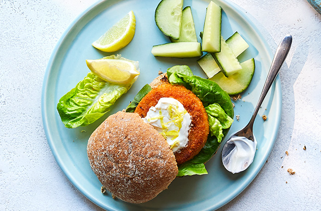 Fishcake burgers
