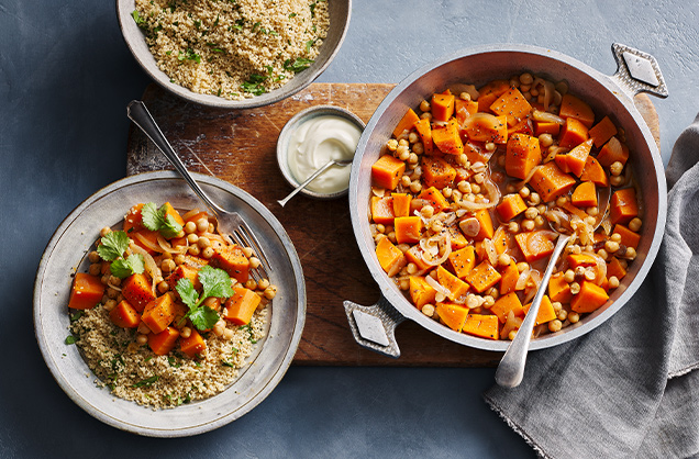 Monday: Fruity sweet potato tagine