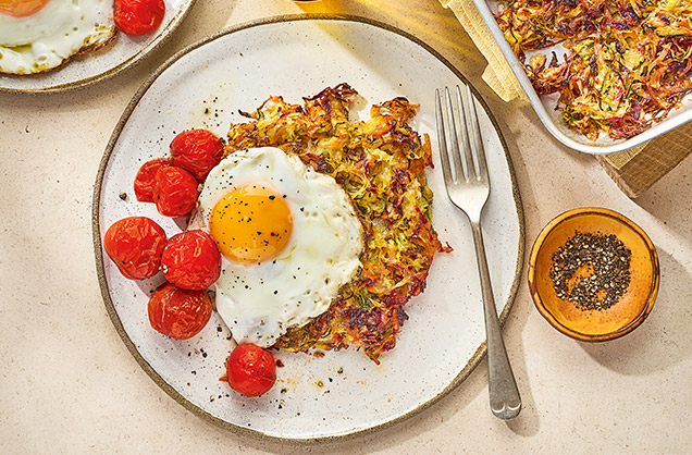 Monday: Giant rainbow rosti