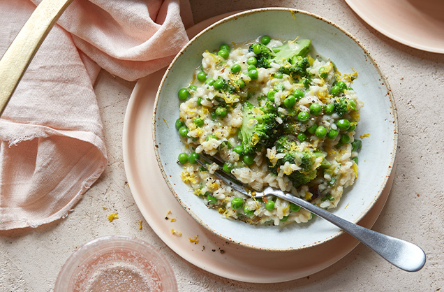 Thursday: Quick herby green risotto