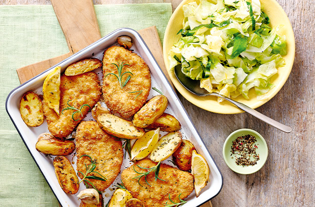 Wednesday: Lemon chicken with rosemary potatoes
