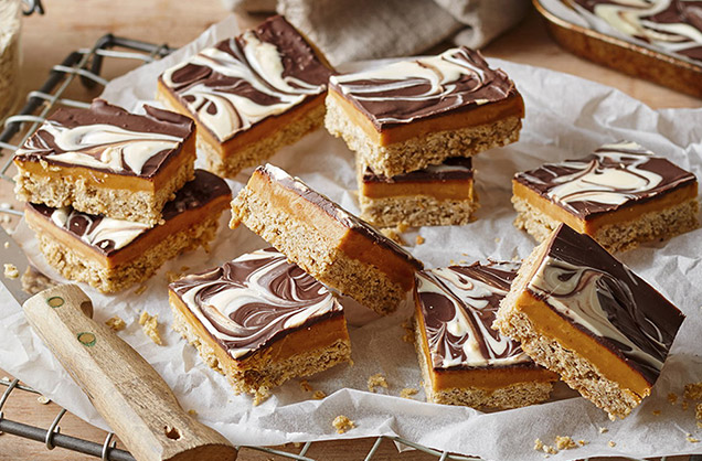 Millionaire's banana flapjacks