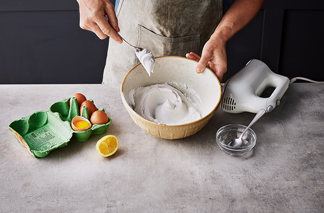 Making the royal icing