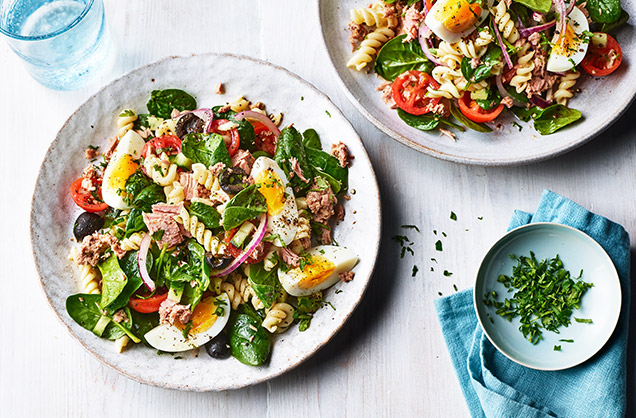 Monday: Niçoise pasta salad
