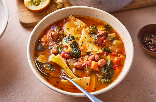 Tuesday: Pasta and bean soup