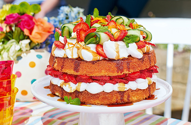 Decorate with fresh fruit