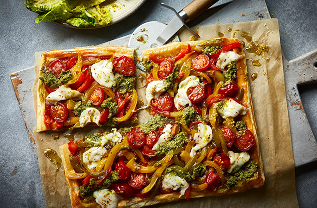 Tuesday: Puff pastry pizza