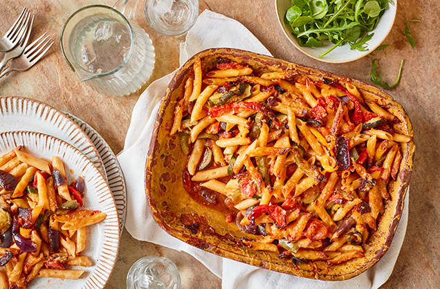 Thursday: Ratatouille pasta bake