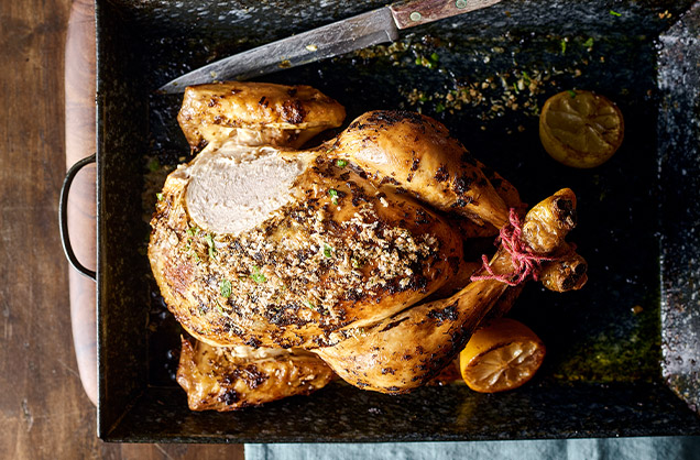 Roast chicken Kiev