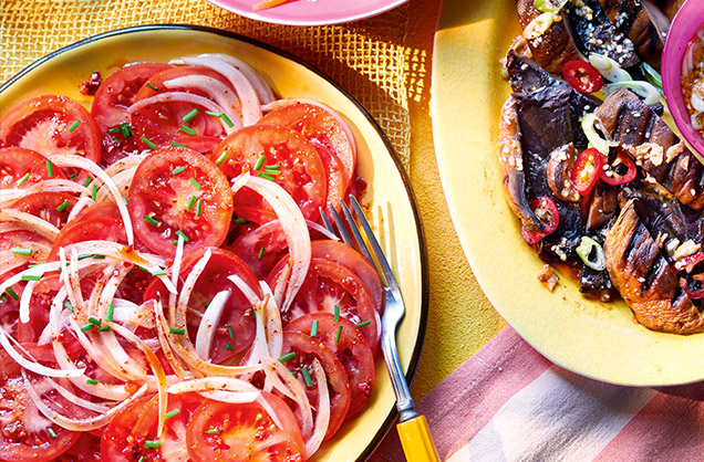 Salad-style fresh tomato kimchi