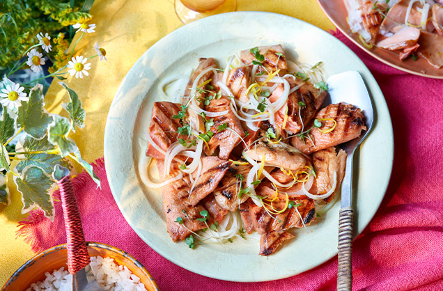 Salmon bulgogi
