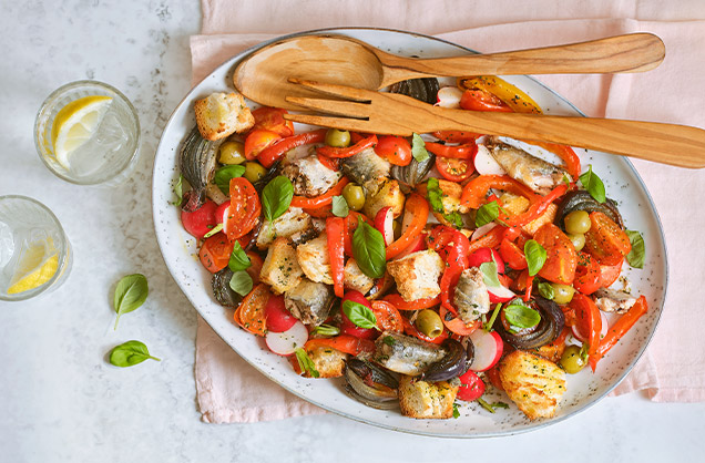 Monday: Sardine panzanella 