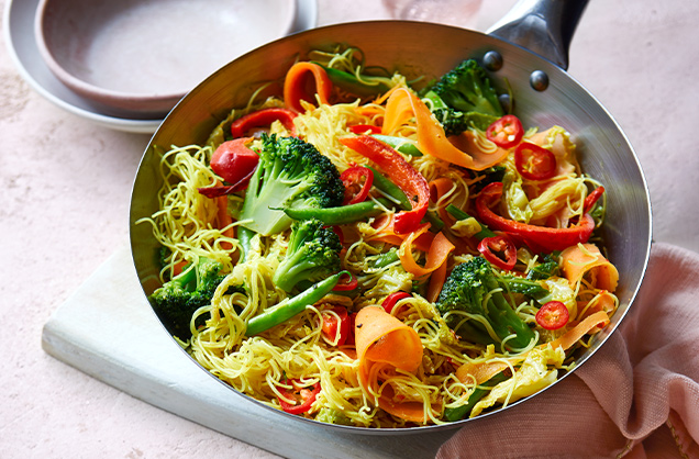 Monday: Singapore-style noodles