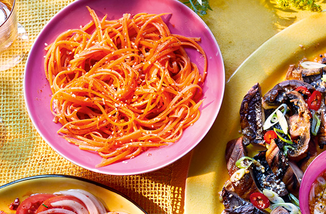 Spicy carrot salad