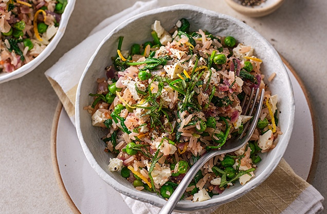 Tuesday: Spinach and cheese risotto