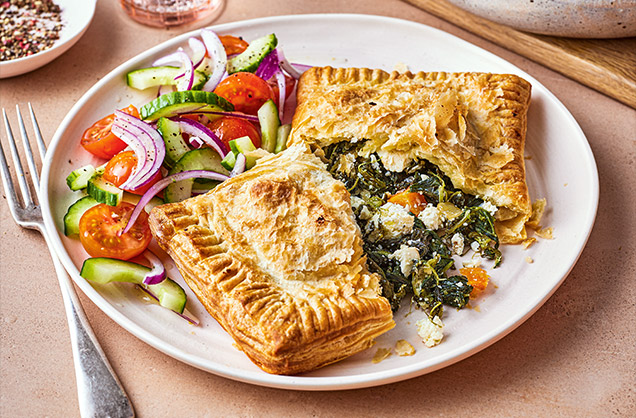 Monday: Spinach and feta turnovers