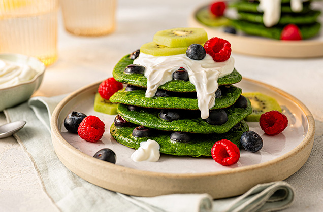 Spinach pancakes