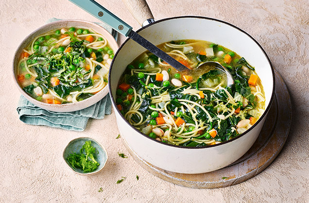 Thursday: Spring greens minestrone