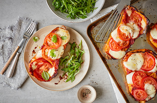 Tuesday: Pizza baked squash